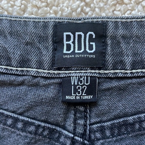 BDG Washed Black High-Waist Mom Jeans Size 30 - Picture 9 of 9